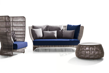 CANASTA '13 - 3 seater polyethylene garden sofa by B&B Italia Outdoor - view 3